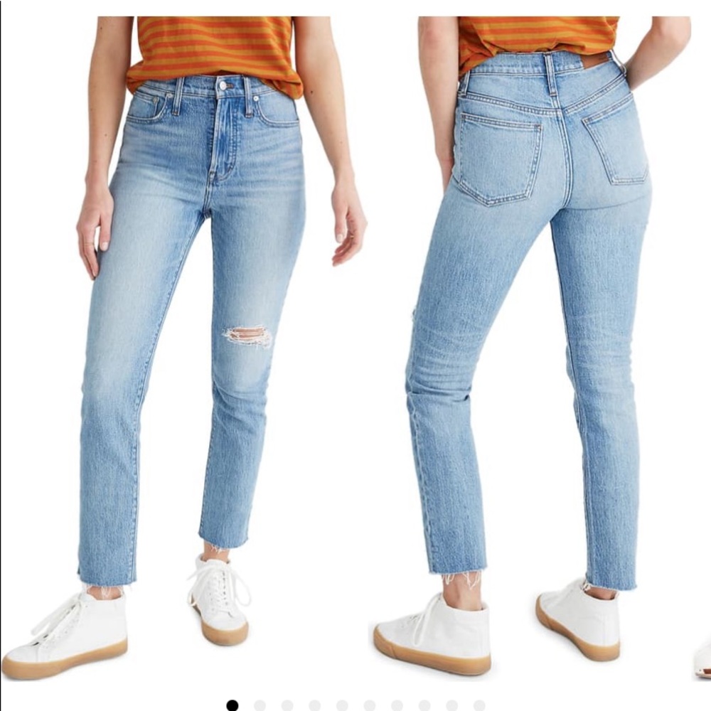 Madewell The Perfect Vintage Crop High Waist Jeans